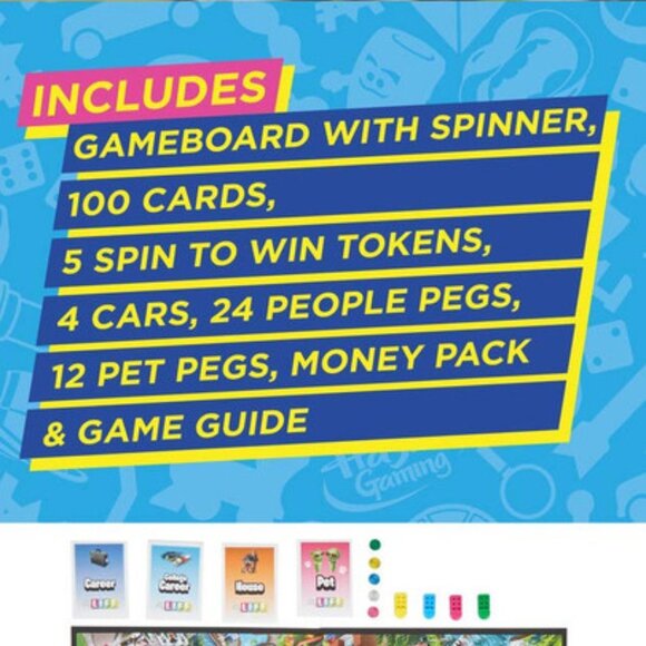 The Game of Life Hasbro Board Game New Sealed English Version For Age 8+ - Picture 4 of 16